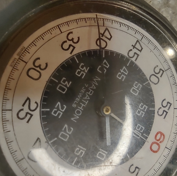 Marathon 7 jewels Swiss stopwatch military item - Picture 10 of 12
